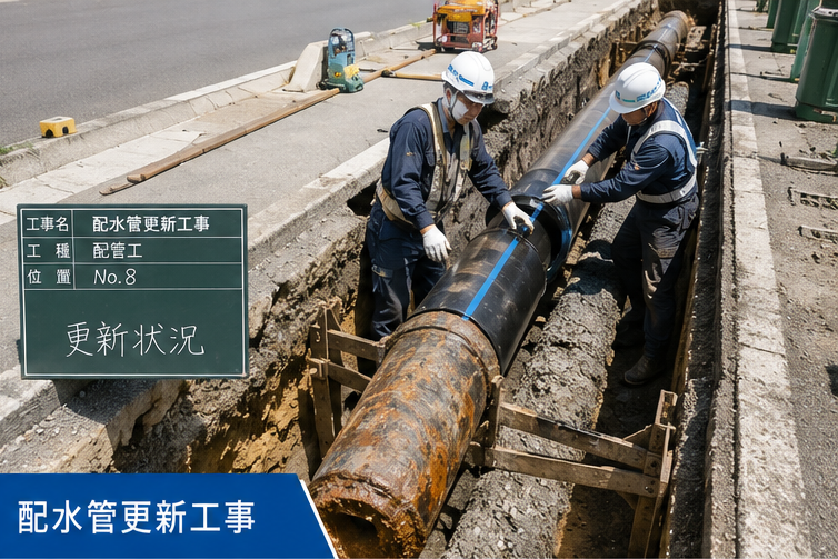 配水管更新工事