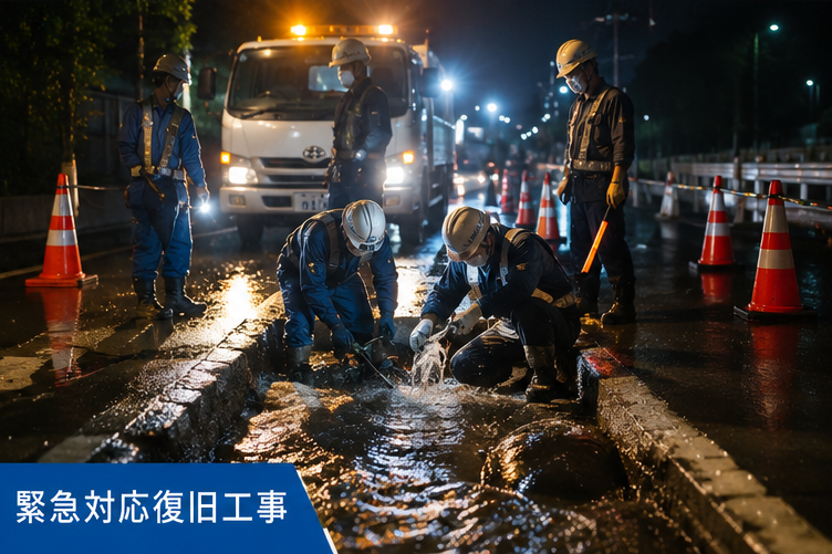 緊急対応・復旧工事